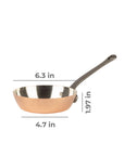 Tinned copper frying pan