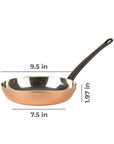 Tinned copper frying pan