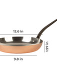Tinned copper frying pan