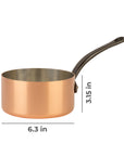 Tinned copper saucepan