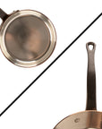 Tinned copper saucepan