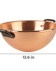 Pure copper whipping bowl, 6.3 qt