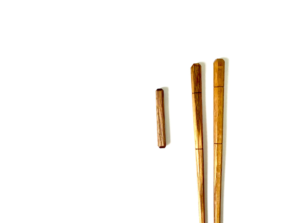 White Oak Planed Chopsticks with rest