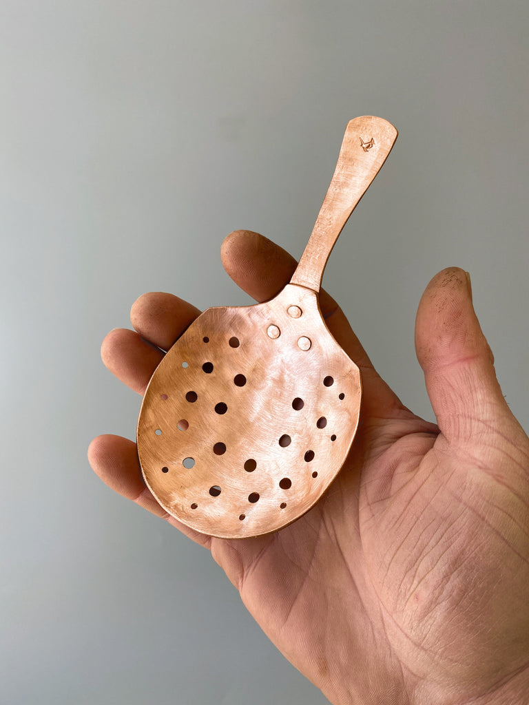 Copper Julep Strainer