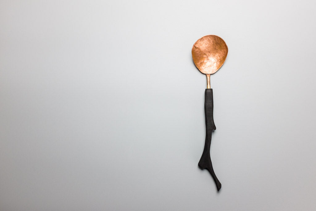 Copper Serving Spoon