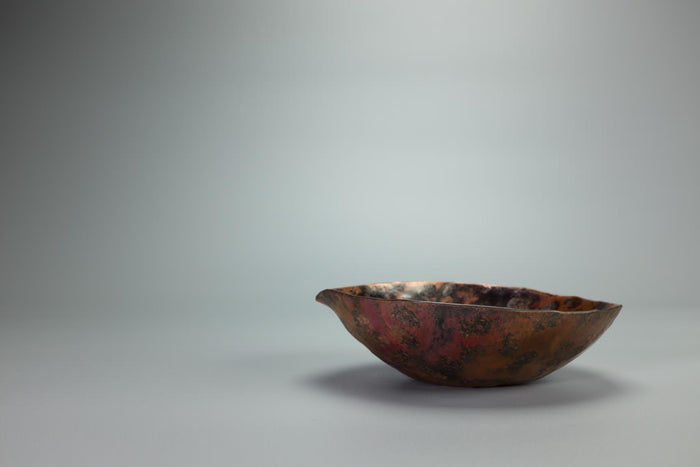 Flamed Copper Bowl