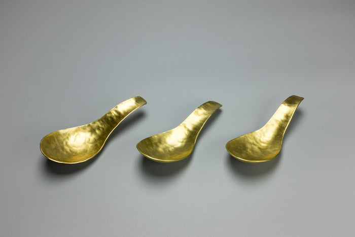 Brass Noodle Spoons