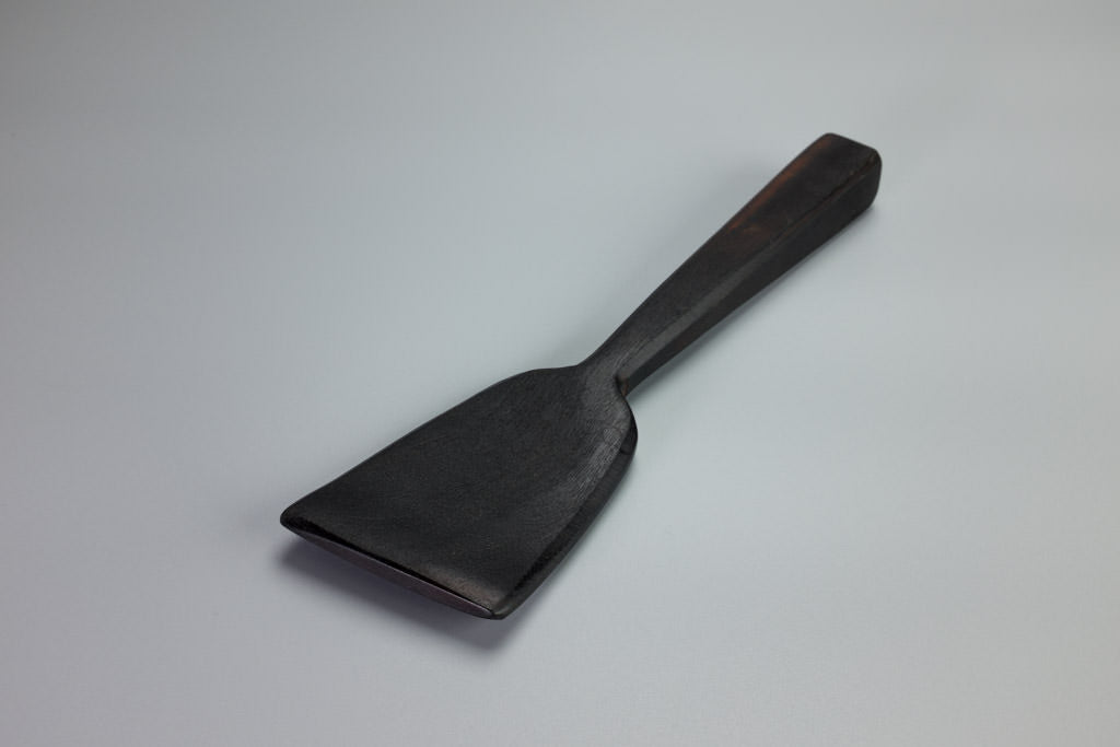 Japanese Wooden Rce Scoop Shamoj Vtg Sush Cookng Yoch-n Temple JK313