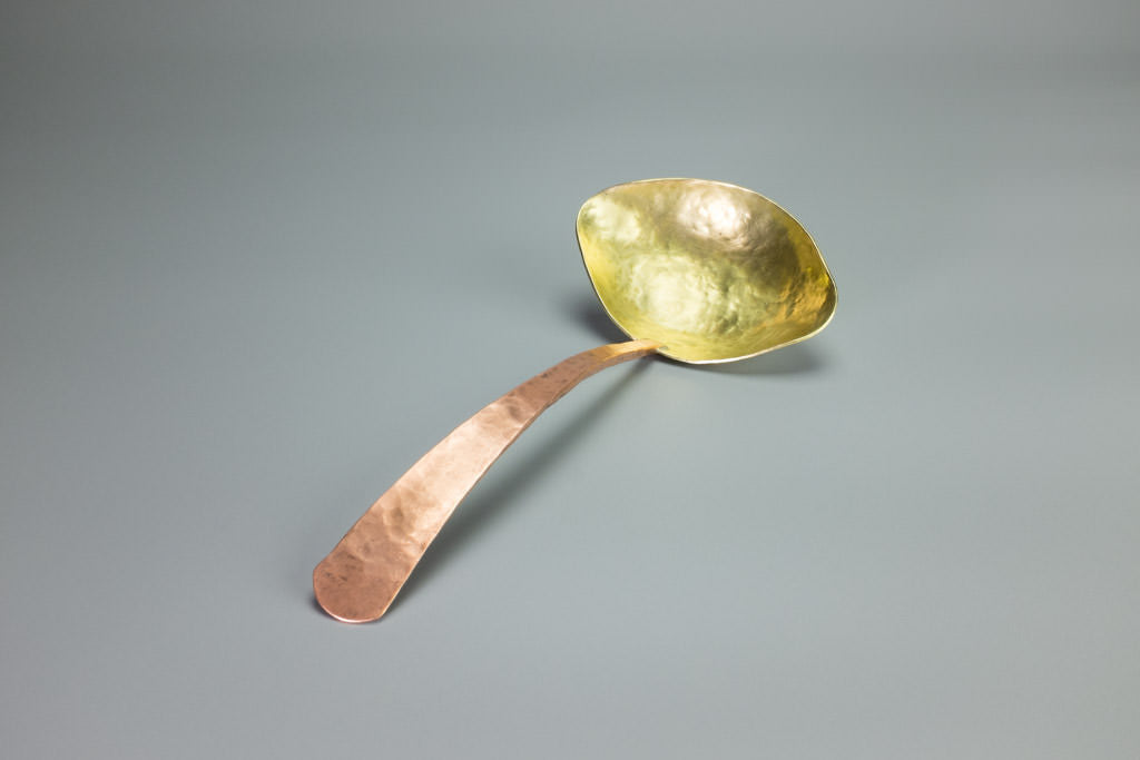 Tasting Ladle in Copper and Brass