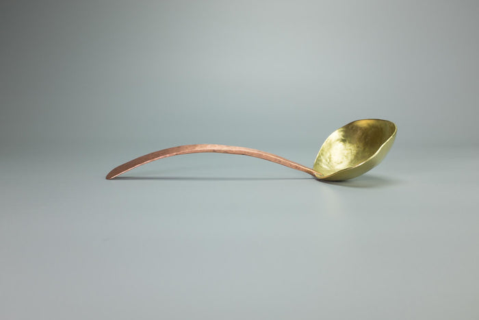 Tasting Ladle in Copper and Brass